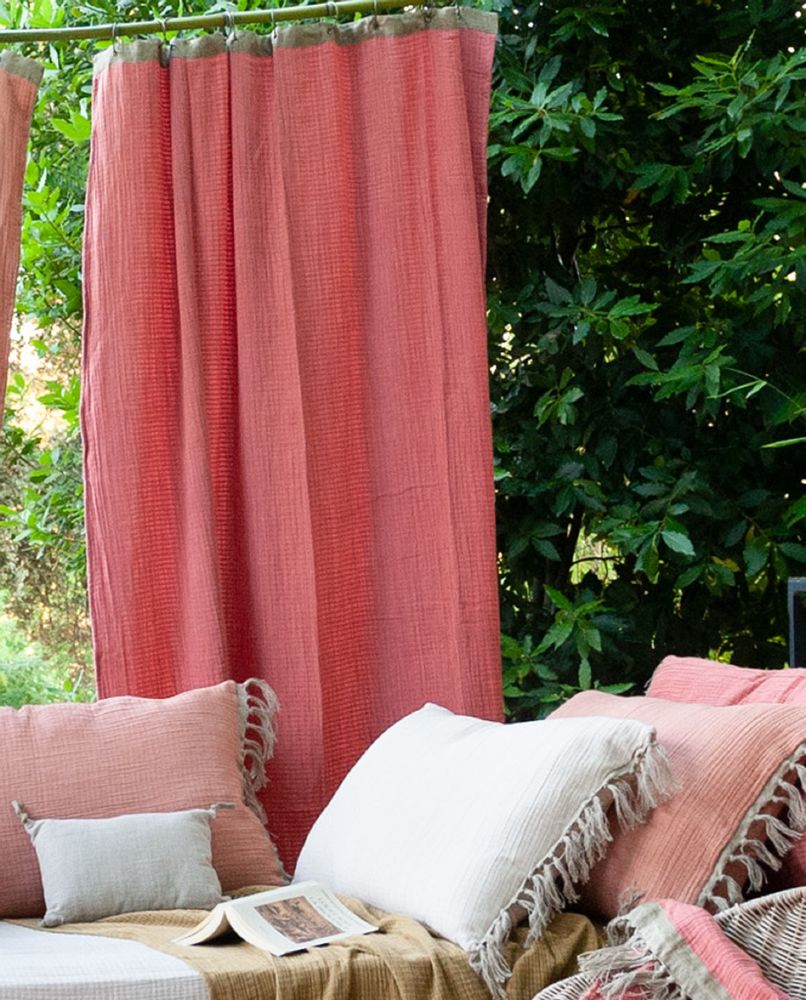 Curtains and window coverings - WAVY Stoned Cotton Curtain - EN FIL D'INDIENNE...