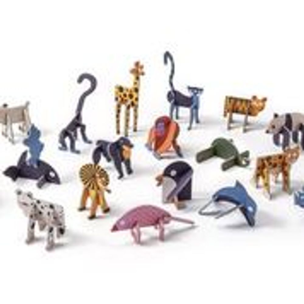 Cadeaux - PlayIn CHOC Complete ToyChoc Coffret Cadeau Animaux en voie de disparition - PLAYIN CHOC
