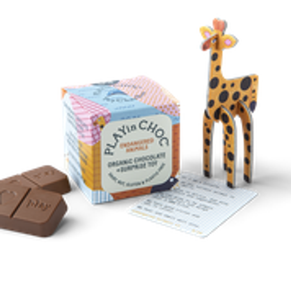 Cadeaux - PlayIn CHOC Complete ToyChoc Coffret Cadeau Animaux en voie de disparition - PLAYIN CHOC