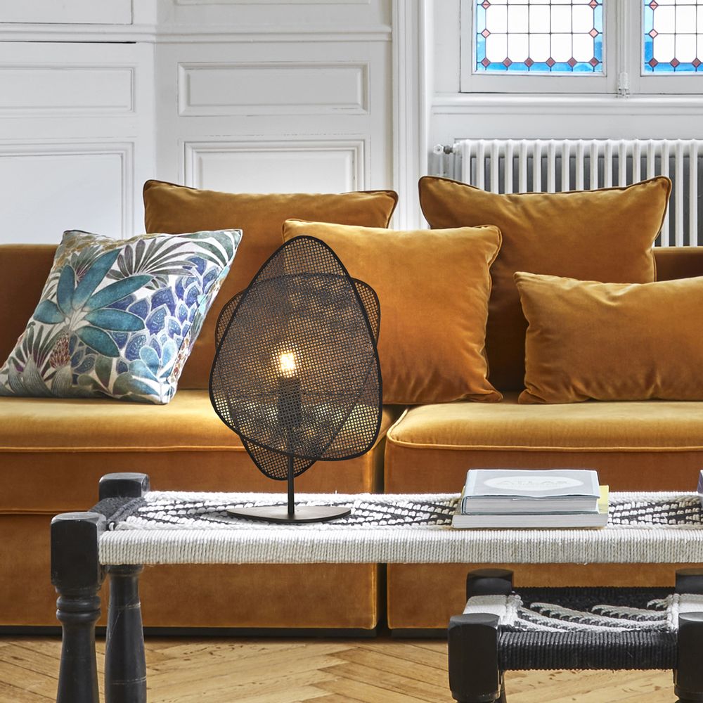 Lampes de table - SCREEN Cannage noir lampe 1L - MARKET SET