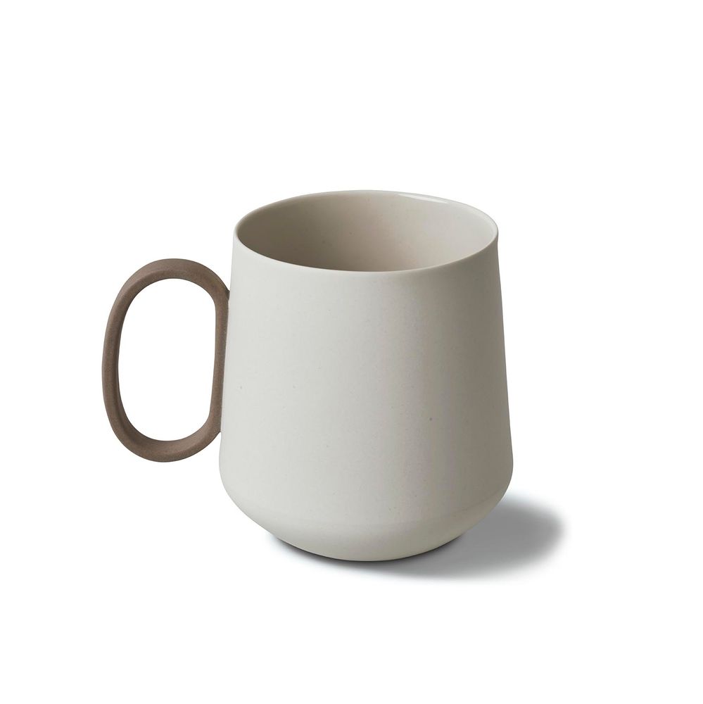 Mugs - TUBE Single Color Mug - ESMA DEREBOY HANDMADE PORCELAIN