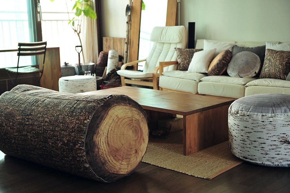 Objets design - Forest Tree Trunk Beanbag - MEROWINGS