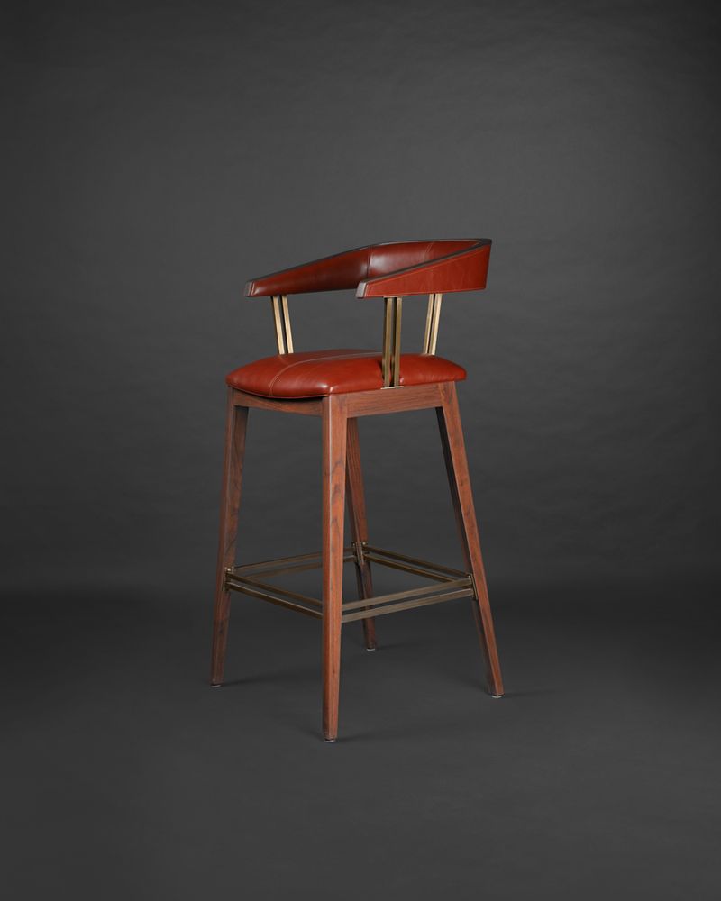 Stools - Pinio Bar Chair - MADHEKE