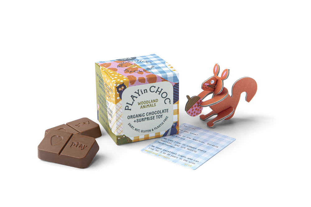 Gifts - PLAYin CHOC ToyChoc Box Woodland Animals collection - PLAYIN CHOC