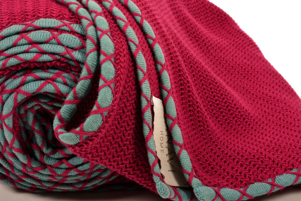 Plaids - Couverture en coton à chevrons - JANAVI