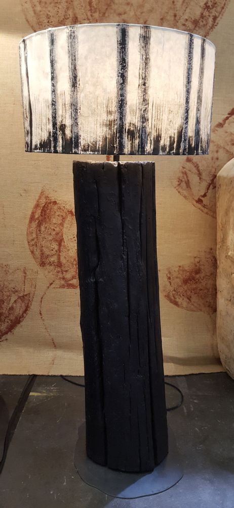 Lampadaires - Lampadaire Le Petit Arbre-Lumière Yakisugi - ADJAO