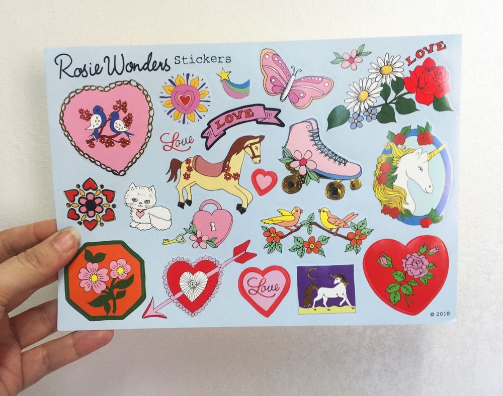Papeterie - Autocollants - ROSIE WONDERS