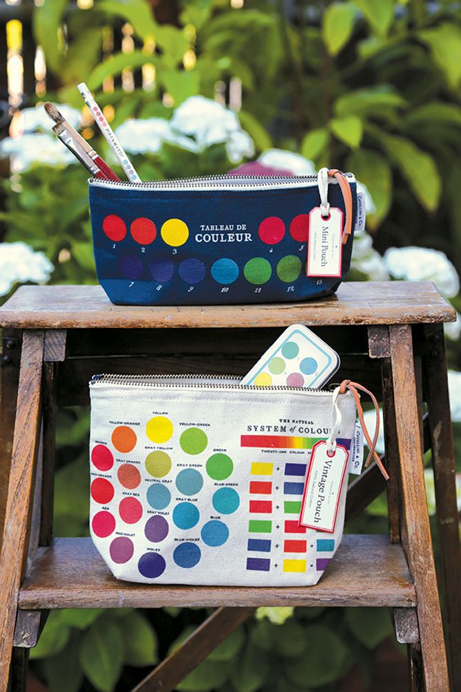 Gifts - Cavallini pouches - CAVALLINI PAPER & CO.