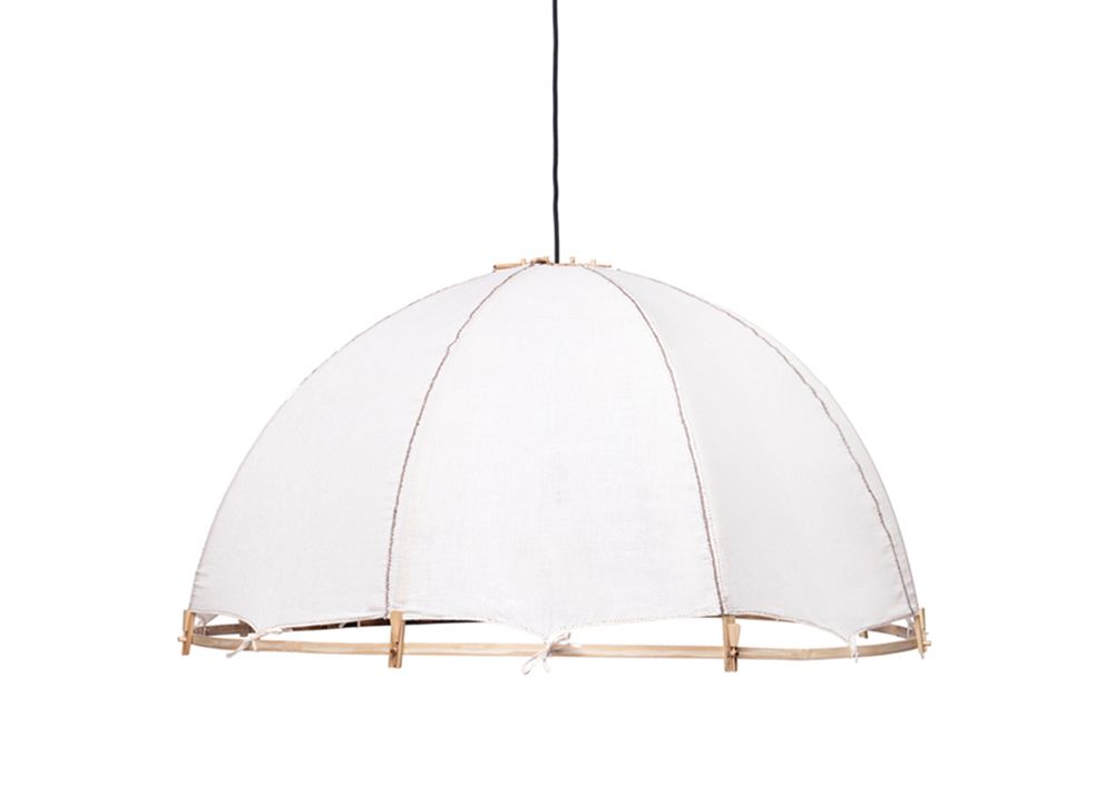 Design objects - Half balloon bamboo hanging light - TRACES OF ME