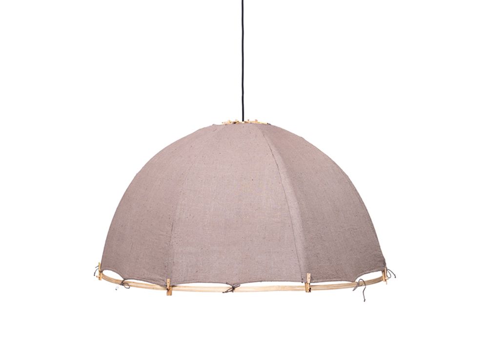 Objets design - Half balloon bamboo Suspension - TRACES OF ME