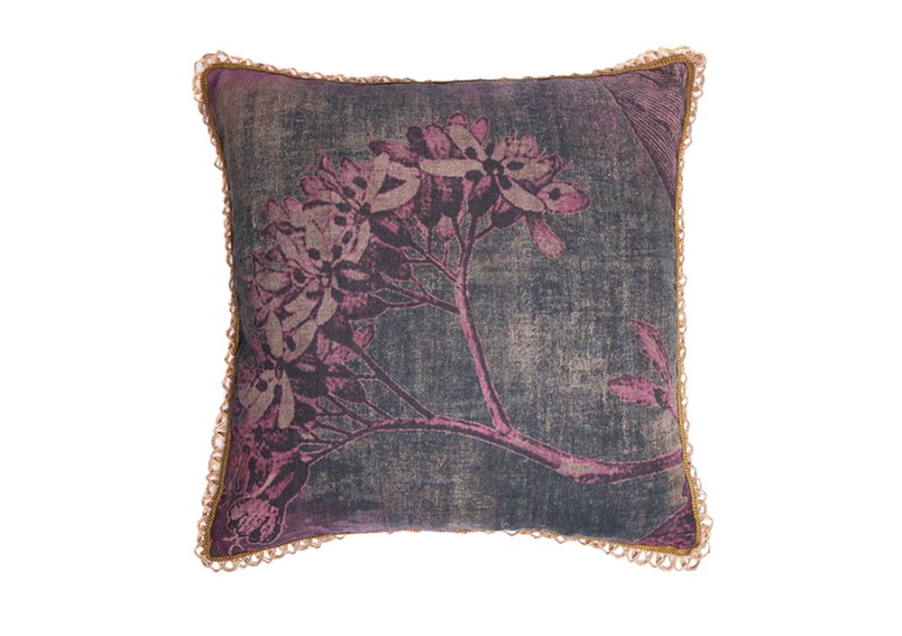 Cushions - Flower branch Square cushion cover - TRACES OF ME