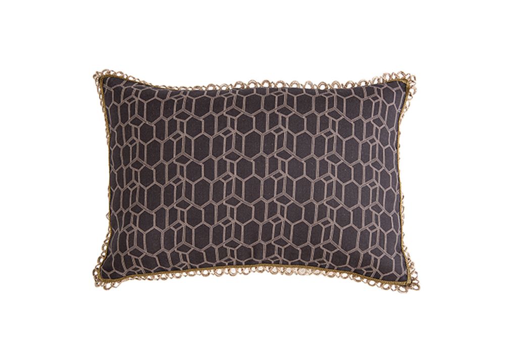 Coussins - Bee charbon housse de coussin rectangulaire - TRACES OF ME