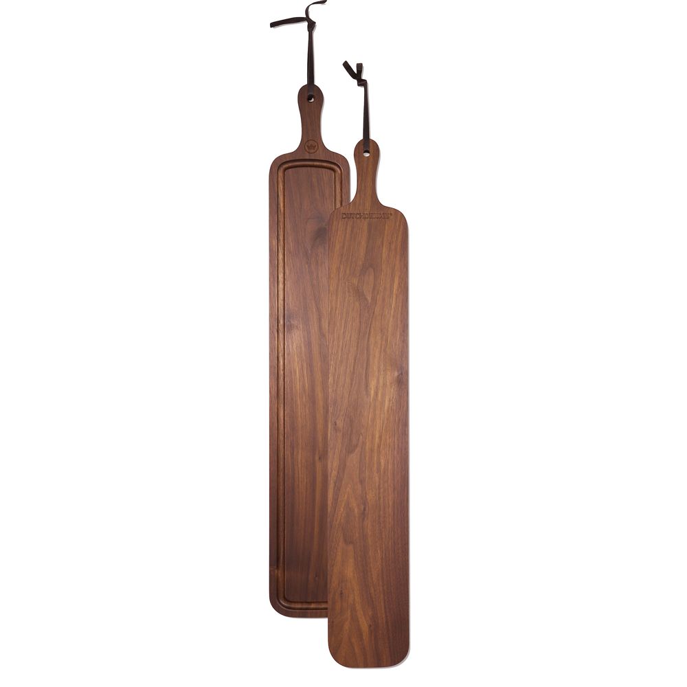Barbecues - Planche à Pain XL Stripe | Noyer 100% massif - DUTCHDELUXES INTERNATIONAL BV
