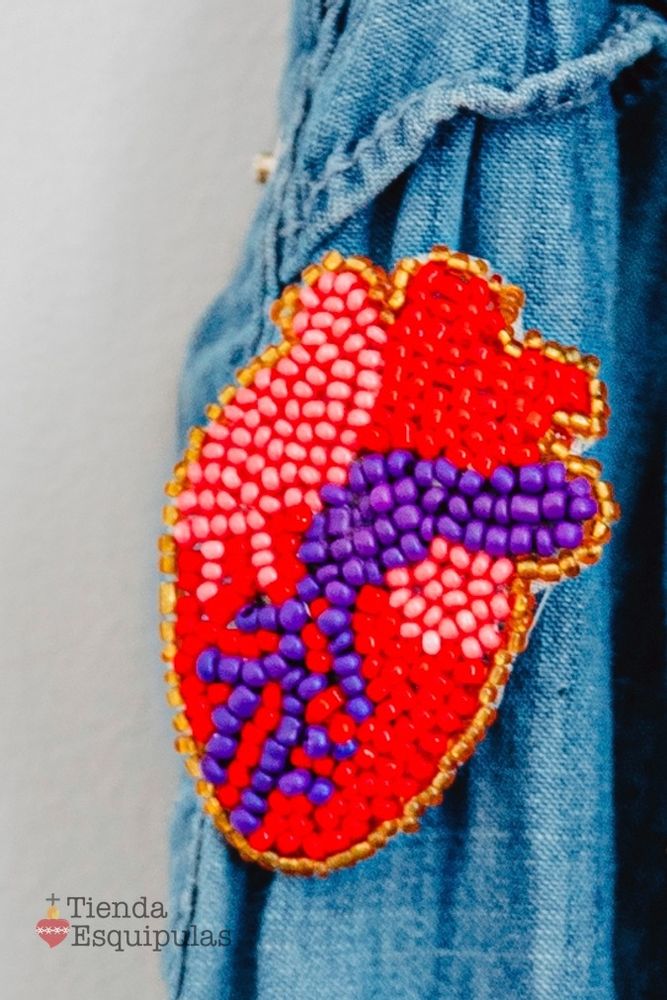 Accessoires cheveux - Broche el corazón - TIENDA ESQUIPULAS
