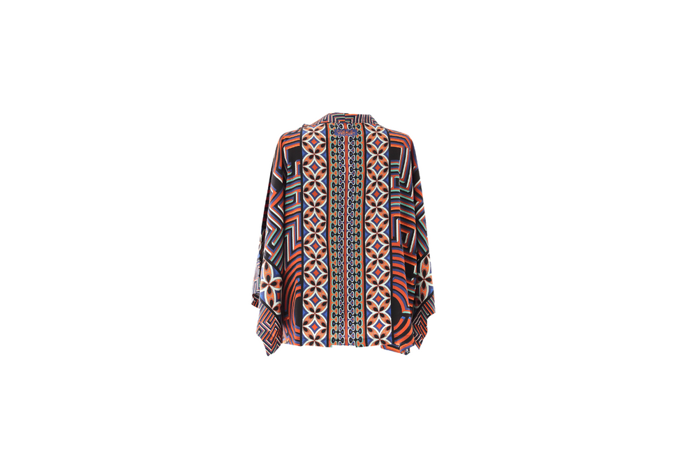 Apparel - Silk Kimono MINUTE - ON NE SE DOUTE PAS COMME C'EST LONG, UNE MINUTE. - CORALIE PREVERT PARIS