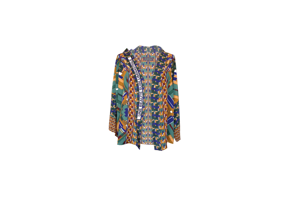 Apparel - Silk Kimono UNE BEAUTÉ SUBLUMINASTRALE - CORALIE PREVERT PARIS