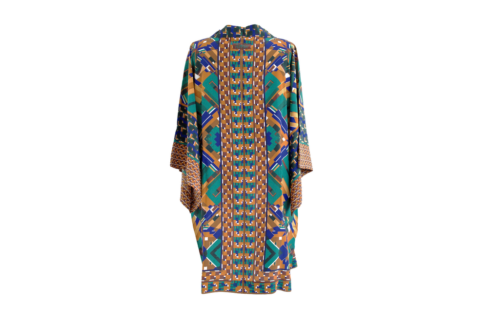 Apparel - Silk Kimono UNE BEAUTÉ SUBLUMINASTRALE - CORALIE PREVERT PARIS