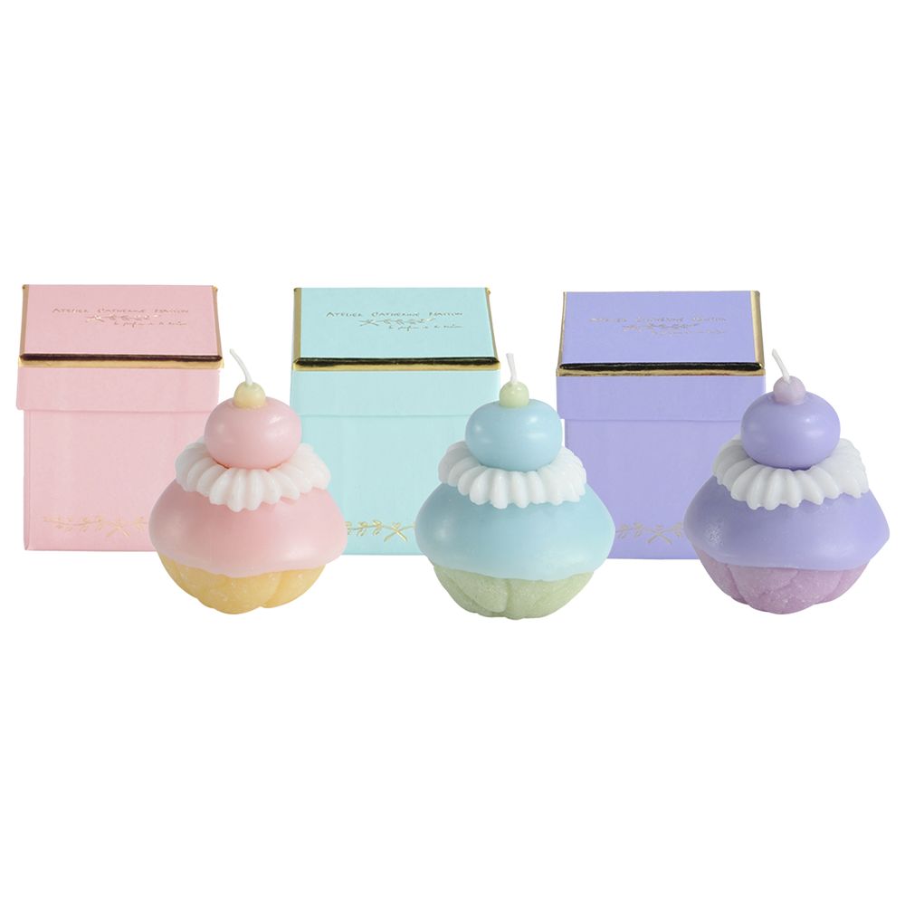 Gifts - Scented candles Religieuses and cupcakes - ATELIER CATHERINE MASSON