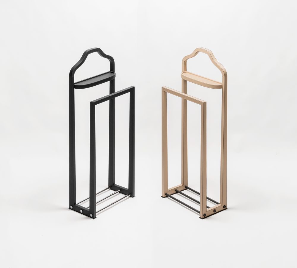 Objets design - VALETS PORTE-VÊTEMENTS & PORTE-SERVIETTES EN CUIR - GIOBAGNARA