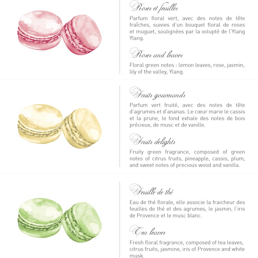Objets personnalisables - Boite de 2 savons macarons - ATELIER CATHERINE MASSON