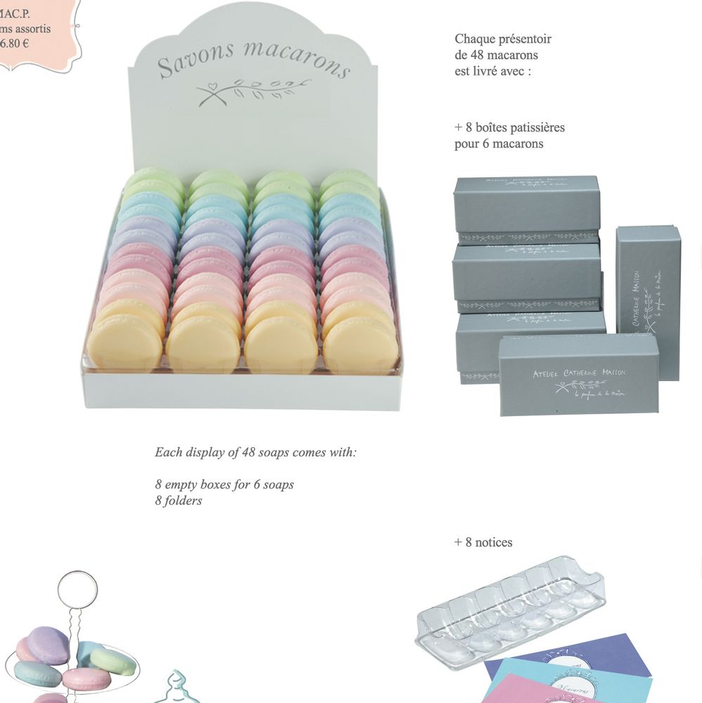 Customizable objects - Macaron Soap - ATELIER CATHERINE MASSON