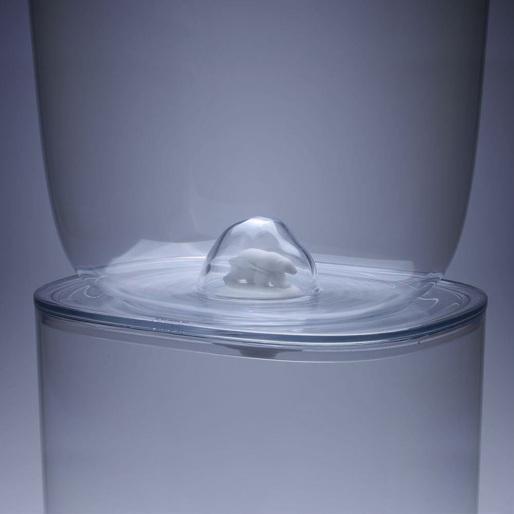 Mobilier et rangements pour bureau - Polar Bear Ocean Container : Collection Iceberg Kitchen : matériaux 100% recyclables respectueux de l'environnement - QUALY DESIGN OFFICIAL