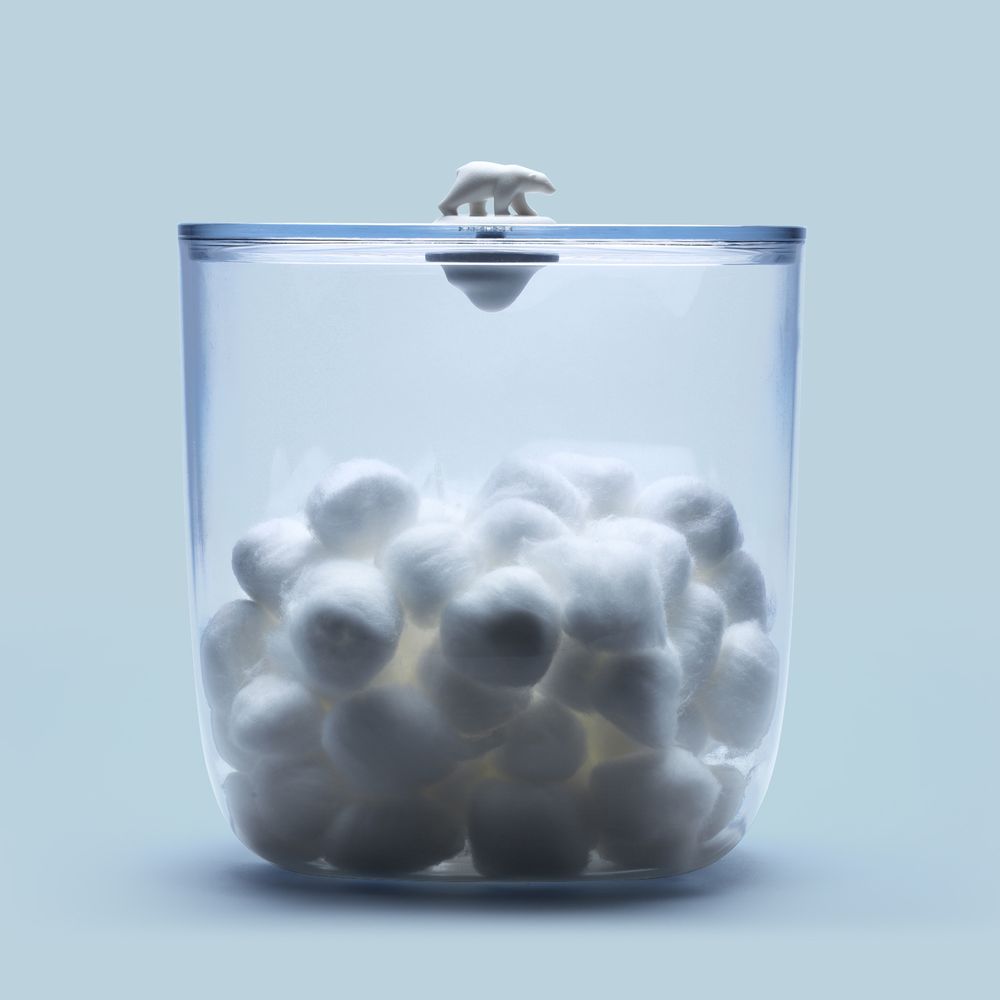 Mobilier et rangements pour bureau - Polar Bear Ocean Container : Collection Iceberg Kitchen : matériaux 100% recyclables respectueux de l'environnement - QUALY DESIGN OFFICIAL