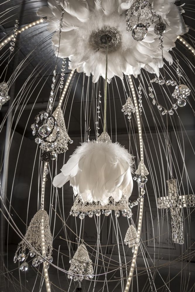 Hanging lights - PENDANT PARADISE BLACK SINGLE PIECE - LA LANGUOCHAT