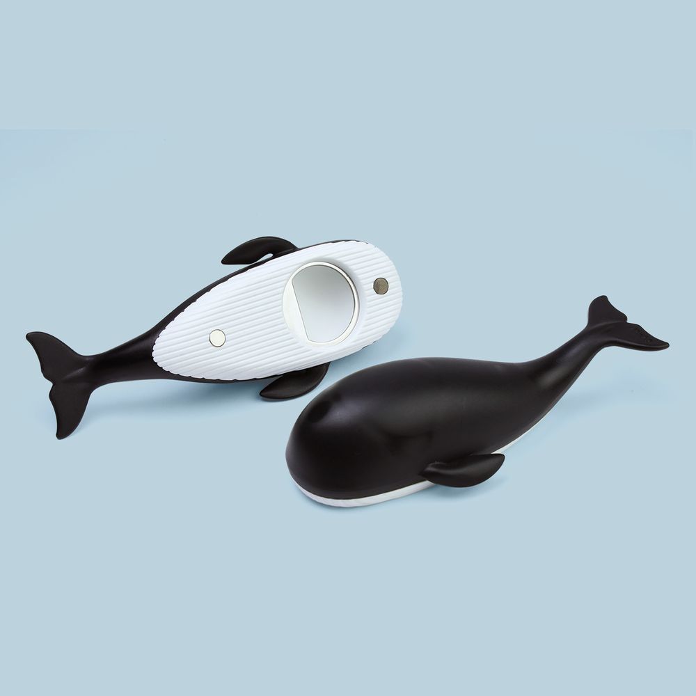 Sets de bureaux  - Décapsuleur Moby Whale : Ocean Kitchen Collection : Boissons de fête Matériaux respectueux de l'environnement 100% recyclables. - QUALY DESIGN OFFICIAL