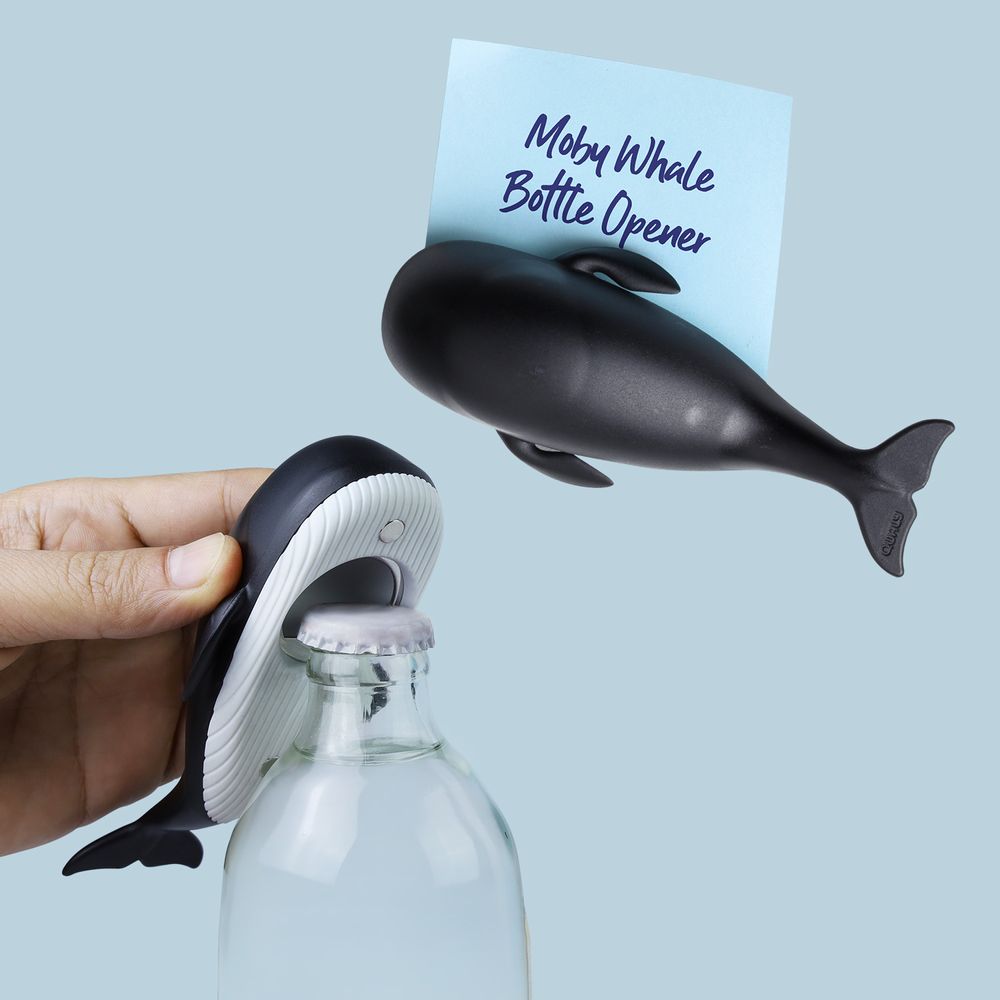Sets de bureaux  - Décapsuleur Moby Whale : Ocean Kitchen Collection : Boissons de fête Matériaux respectueux de l'environnement 100% recyclables. - QUALY DESIGN OFFICIAL