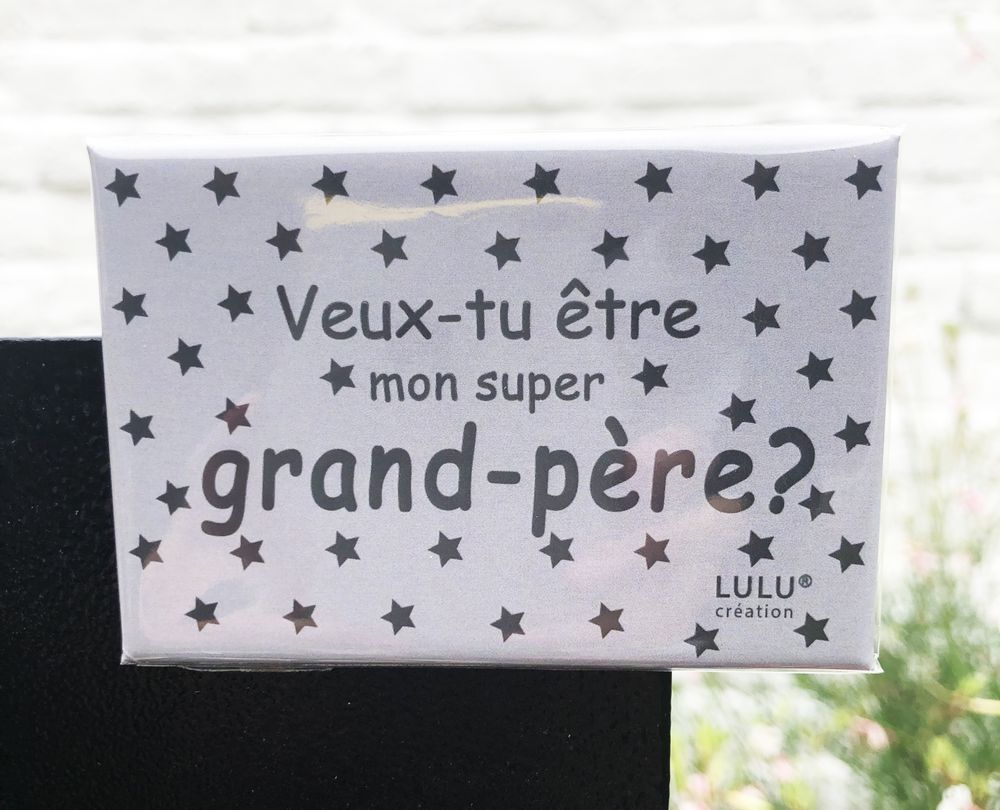 Gifts - Swivel countertop display “Want you...?” made in France - LULU CREATION®
