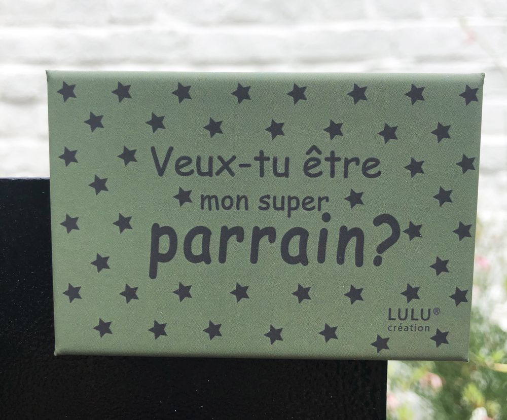 Gifts - Swivel countertop display “Want you...?” made in France - LULU CREATION®
