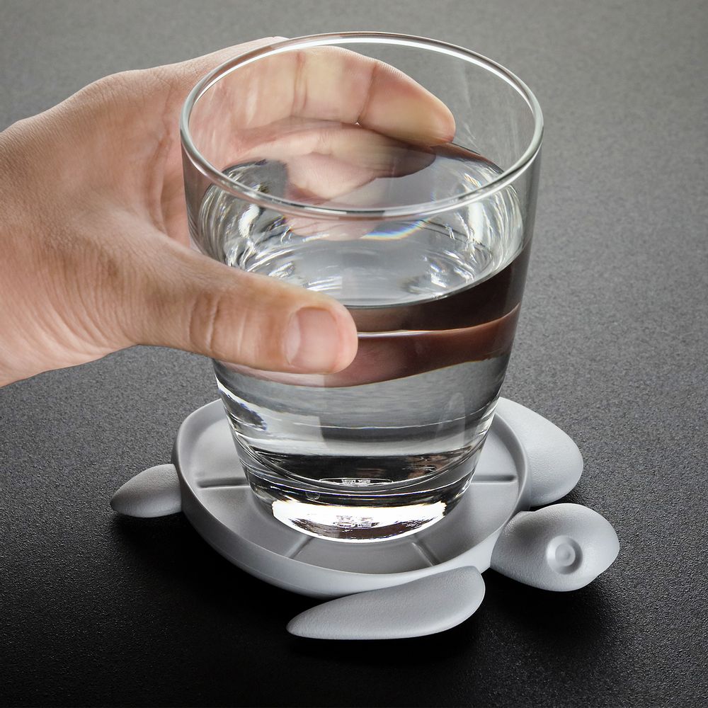 Kitchens furniture - Save The Turtle Coaster : Made from Recycled Plastic |Eco-Friendly Materials : Ocean Kitchen Collection : 100% recyclable - QUALY DESIGN OFFICIAL