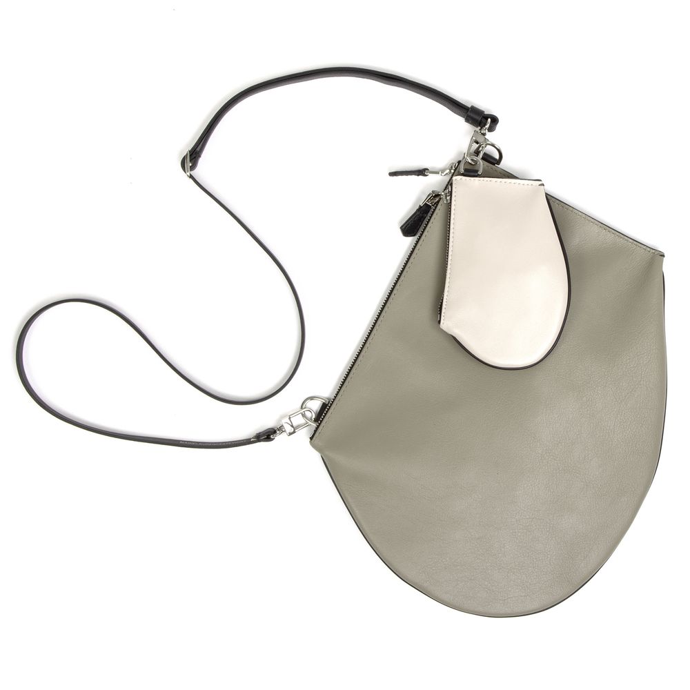 Sacs et cabas - Zip XL Taupe - Nouveau grand sac en cuir de haute qualité avec bandoulière ajustable et amovible - MLS-MARIELAURENCESTEVIGNY