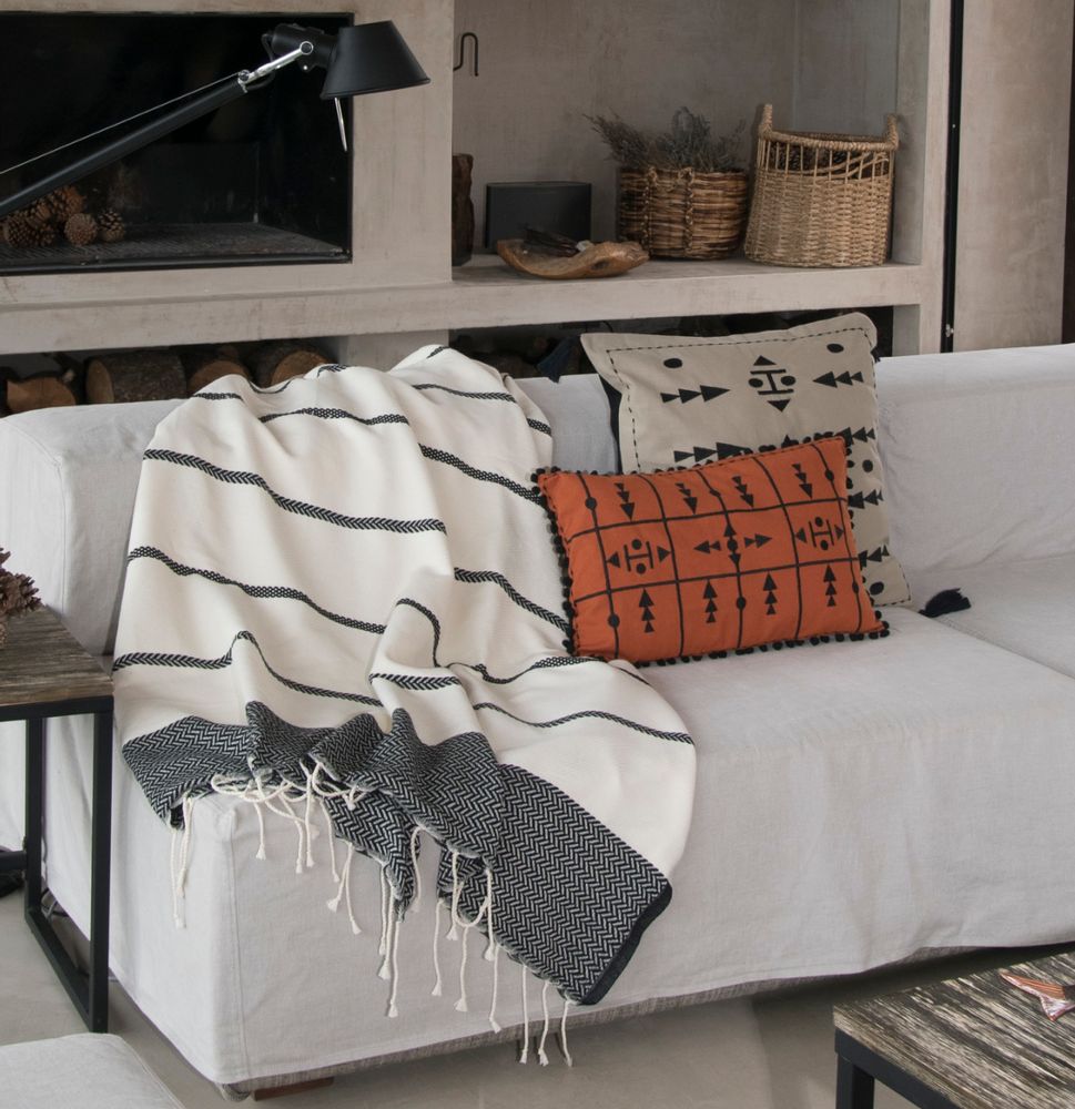 Objets de décoration - Jeté XXL Jacquard Oslo - FEBRONIE