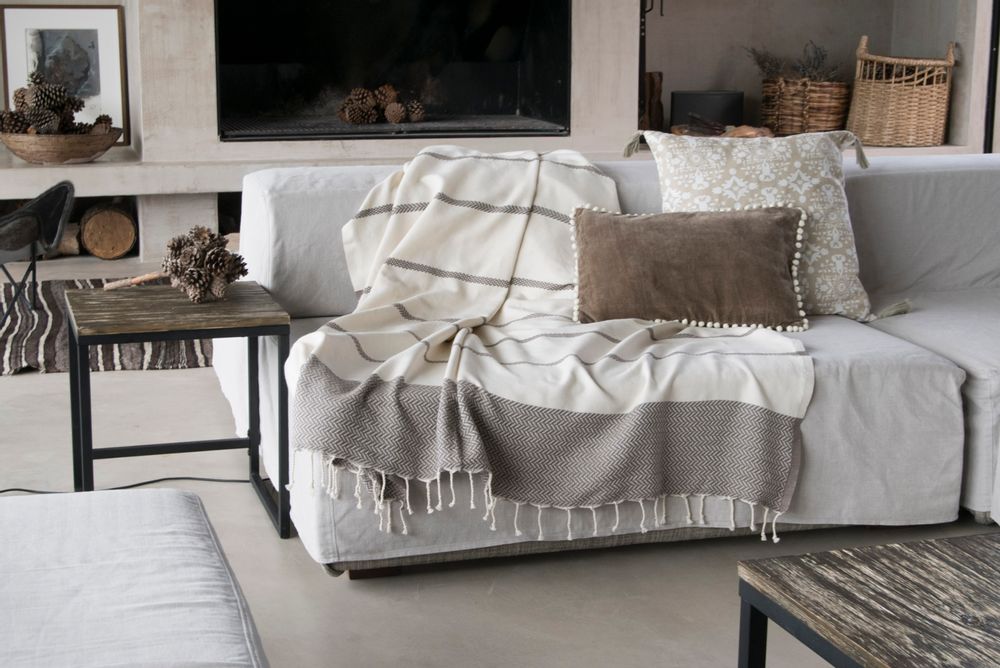 Objets de décoration - Jeté XXL Jacquard Oslo - FEBRONIE