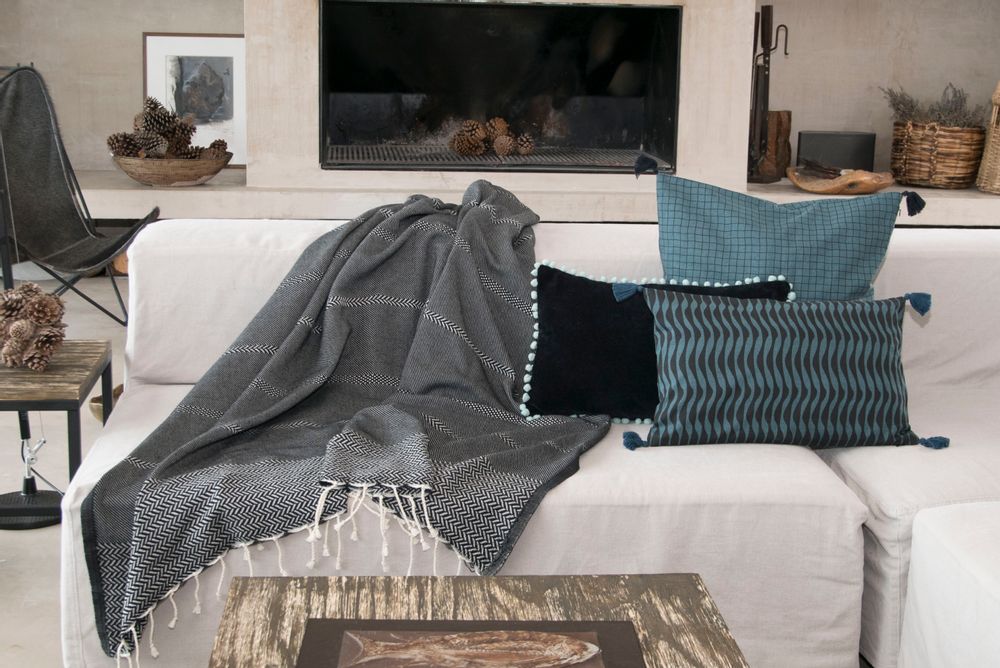 Objets de décoration - Jeté XXL Jacquard Oslo - FEBRONIE
