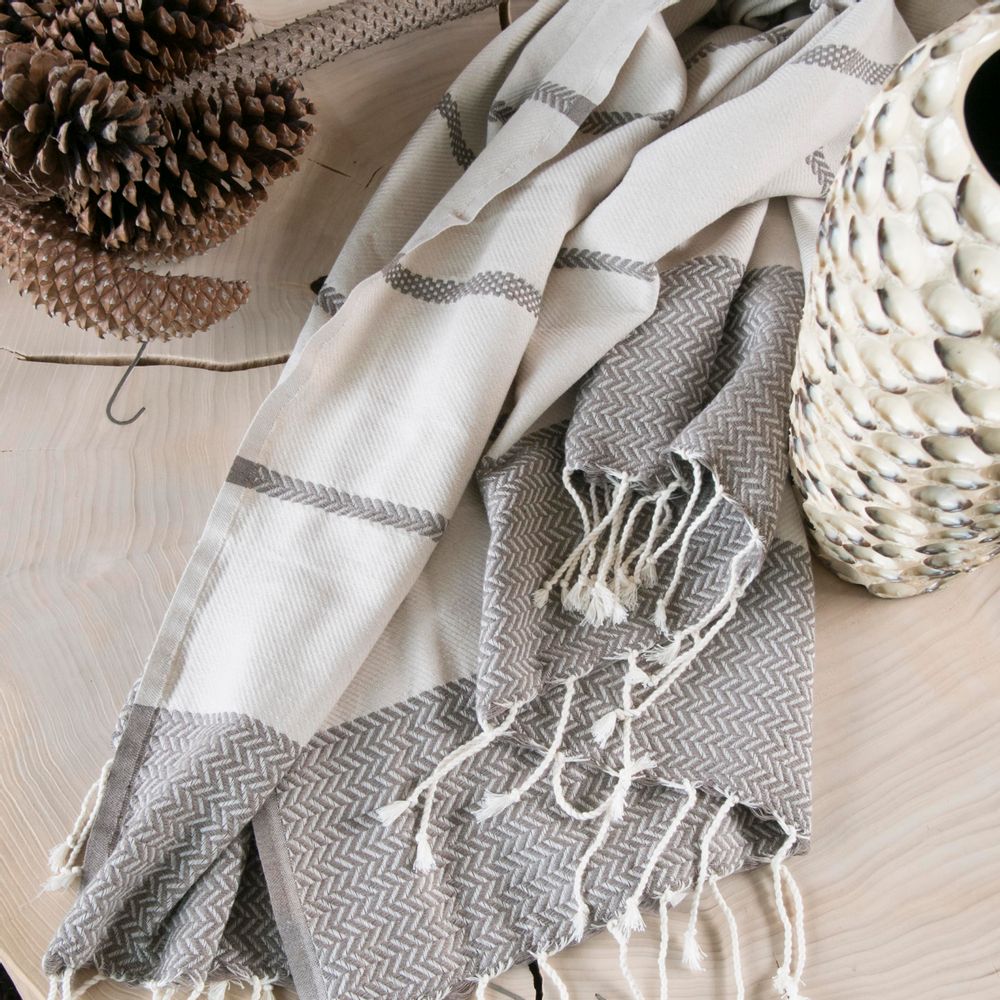 Objets de décoration - Jeté XXL Jacquard Oslo - FEBRONIE