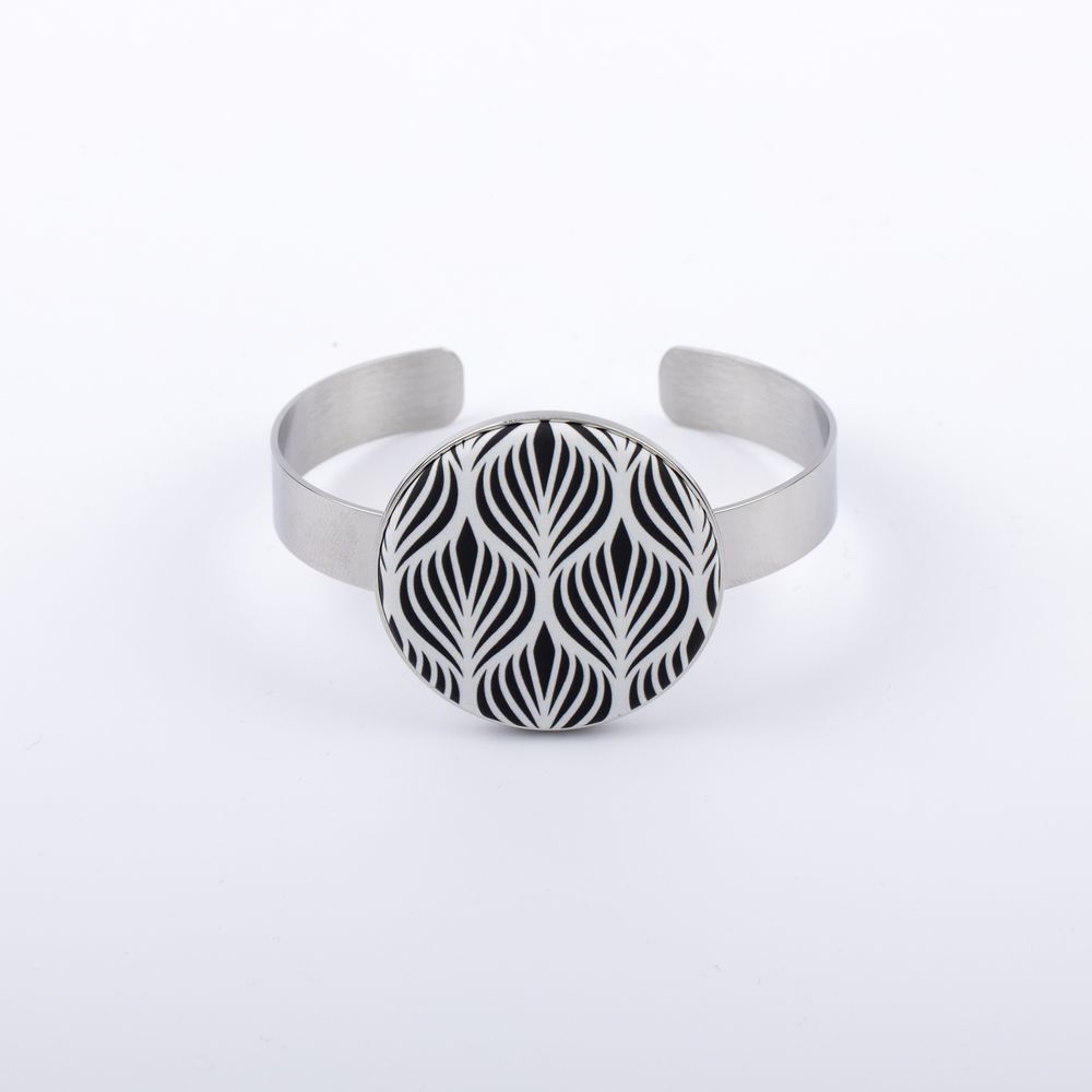 Cadeaux - Bracelet Jonc personnalisable (acier inoxydable) - MARGO