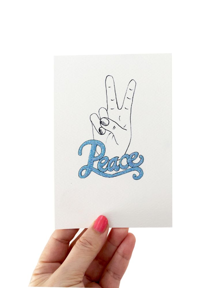 Papeterie - Cartes Paix & Amour - ROSIE WONDERS
