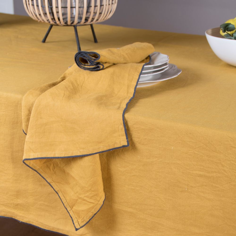 Linge d'office - Serviettes HORTENSE - Lin lavé - FEBRONIE