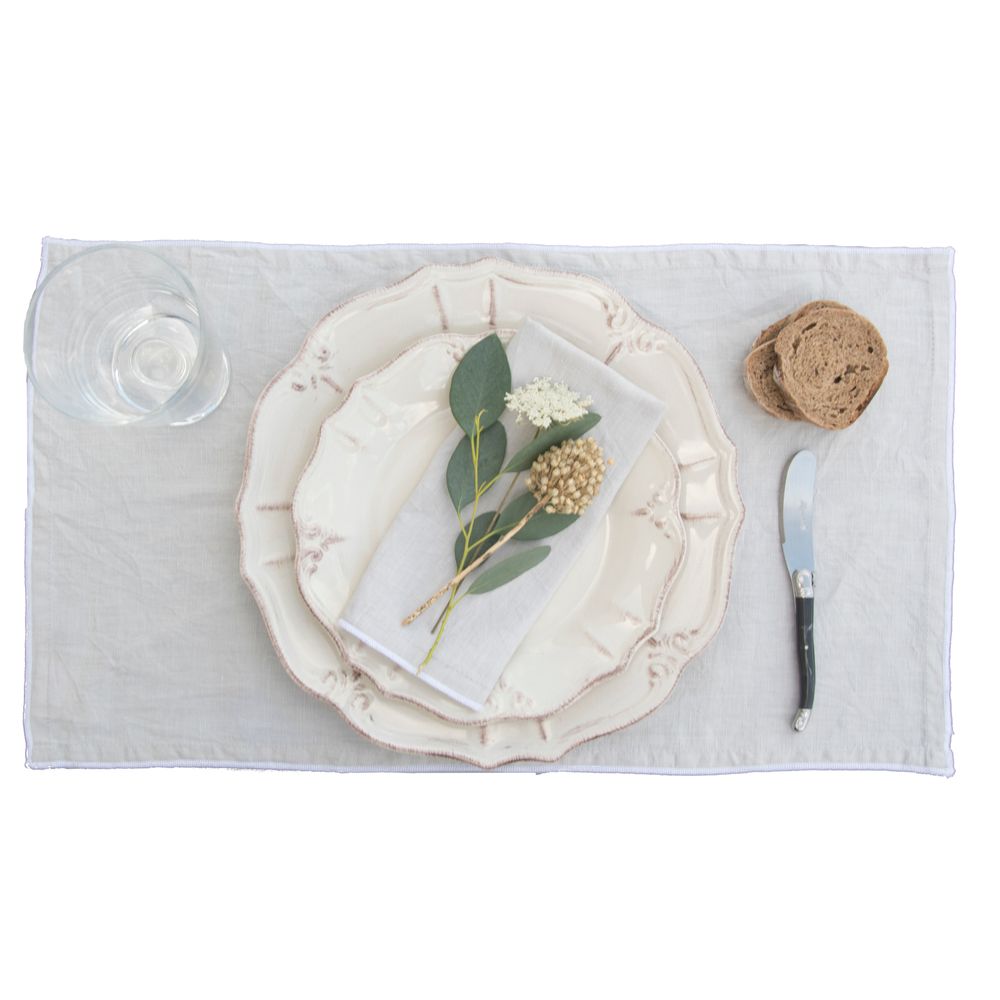 Homewear - HORTENSE placemats - washed linen - FEBRONIE