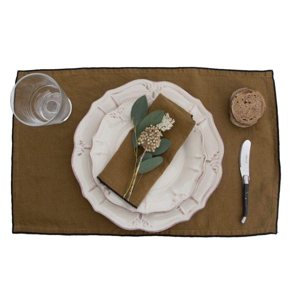 Homewear - HORTENSE placemats - washed linen - FEBRONIE