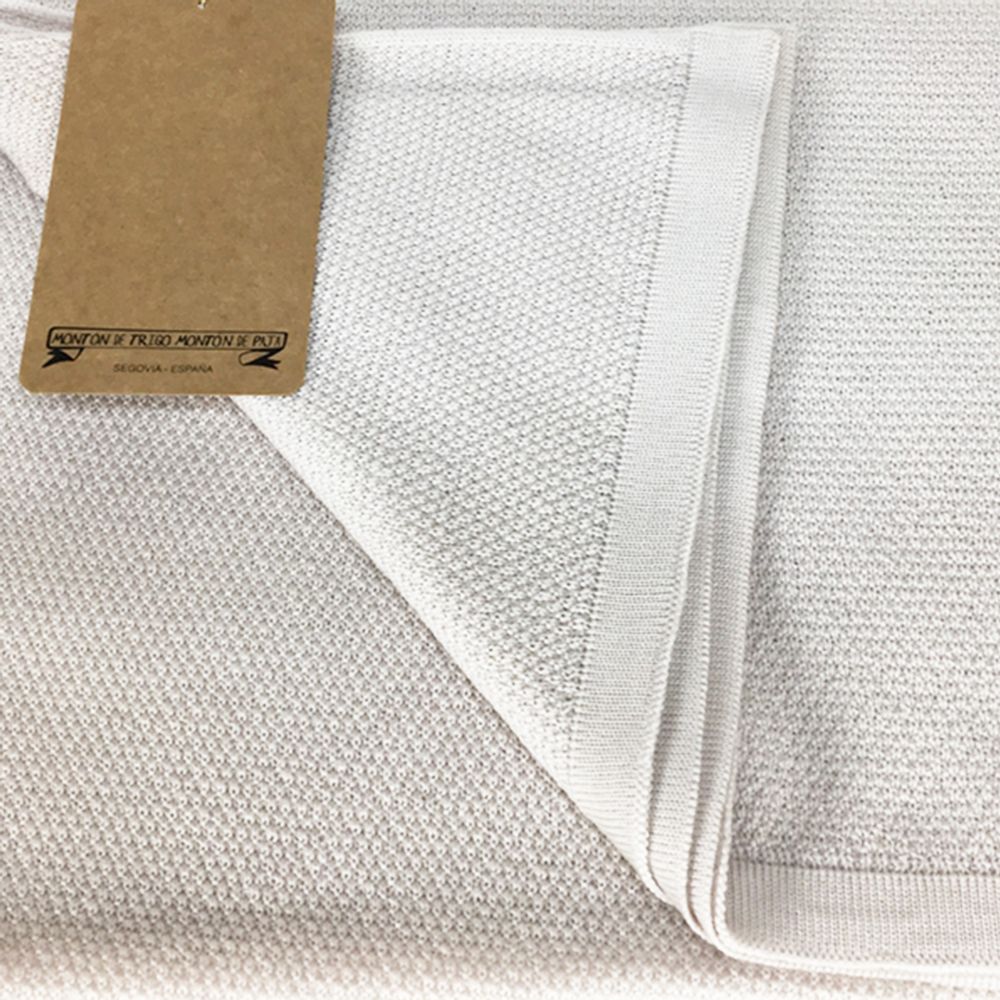 Homewear - Scarf 100% Merino Wool White - MONTÓN DE TRIGO MONTÓN DE PAJA