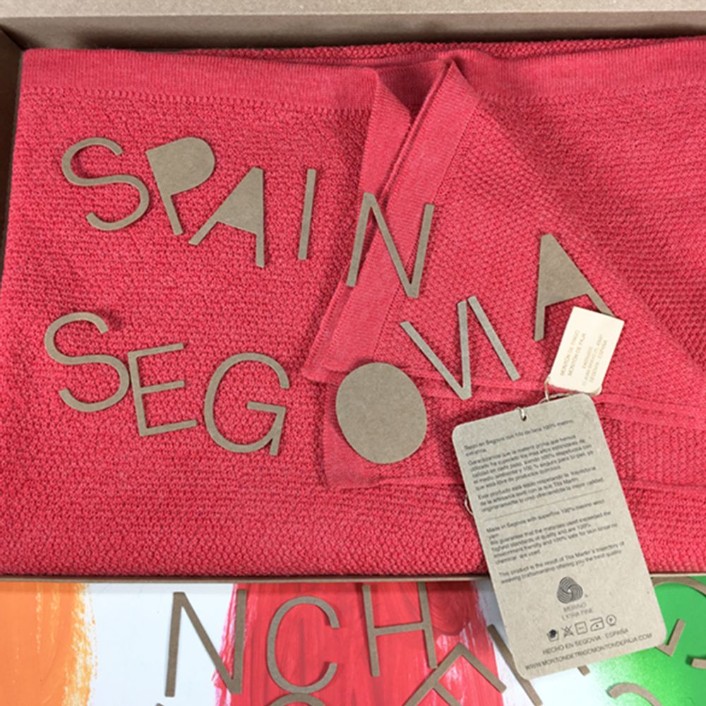 Homewear - Scarf 100% Merino Wool White - MONTÓN DE TRIGO MONTÓN DE PAJA
