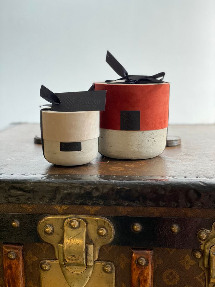 Candles - Velvet candle medium - OSCAR LUXURY CANDLES