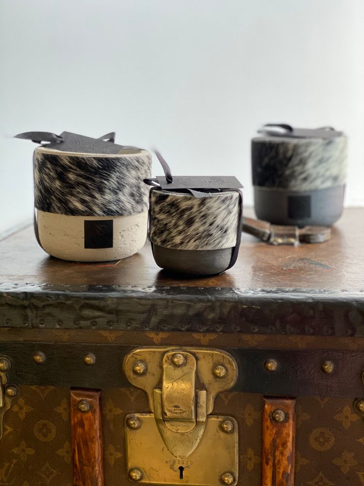 Bougies - Collection de bougies en peaux de vache - OSCAR LUXURY CANDLES