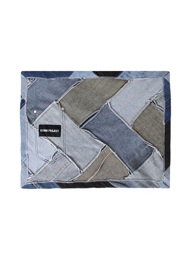 Assiettes au quotidien - Classic - Upcycled Denim Placemat (Pack of 4) - RENIM PROJECT