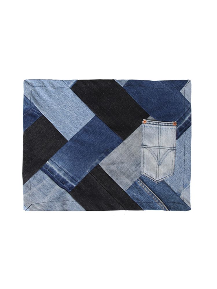 Assiettes au quotidien - Classic - Upcycled Denim Placemat (Pack of 4) - RENIM PROJECT
