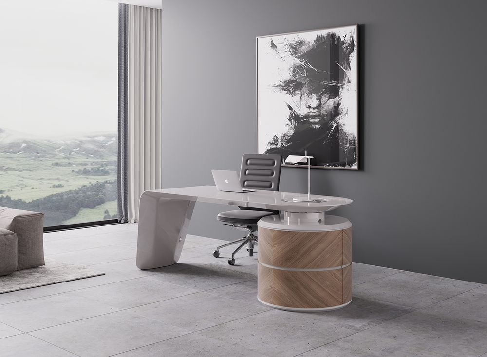 Office furniture and storage - KANIV desk - GUAL DESIGN